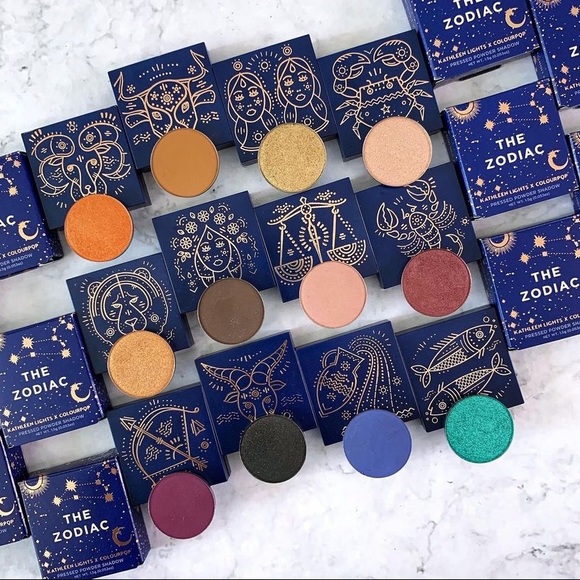 Colourpop Other - 🆕✨ LOT OF 12: Zodiac Individual Eyeshadows - Kathleen Lights x Colourpop - NEW
